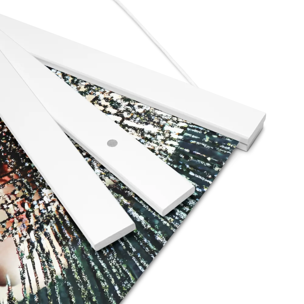 Fractured Identity | Poster With White Wood Hanger | 12″×12″