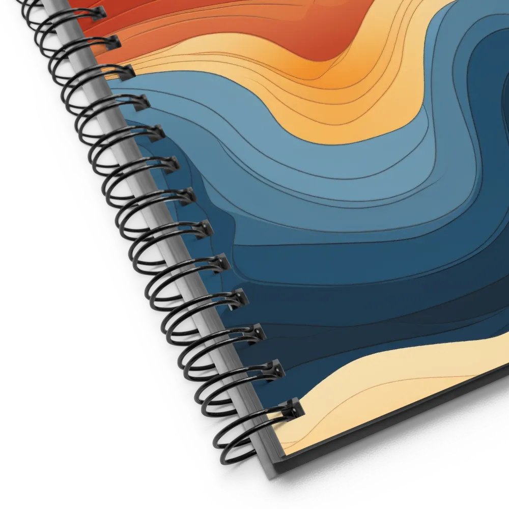 Fluid Harmony | Spiral Notebook