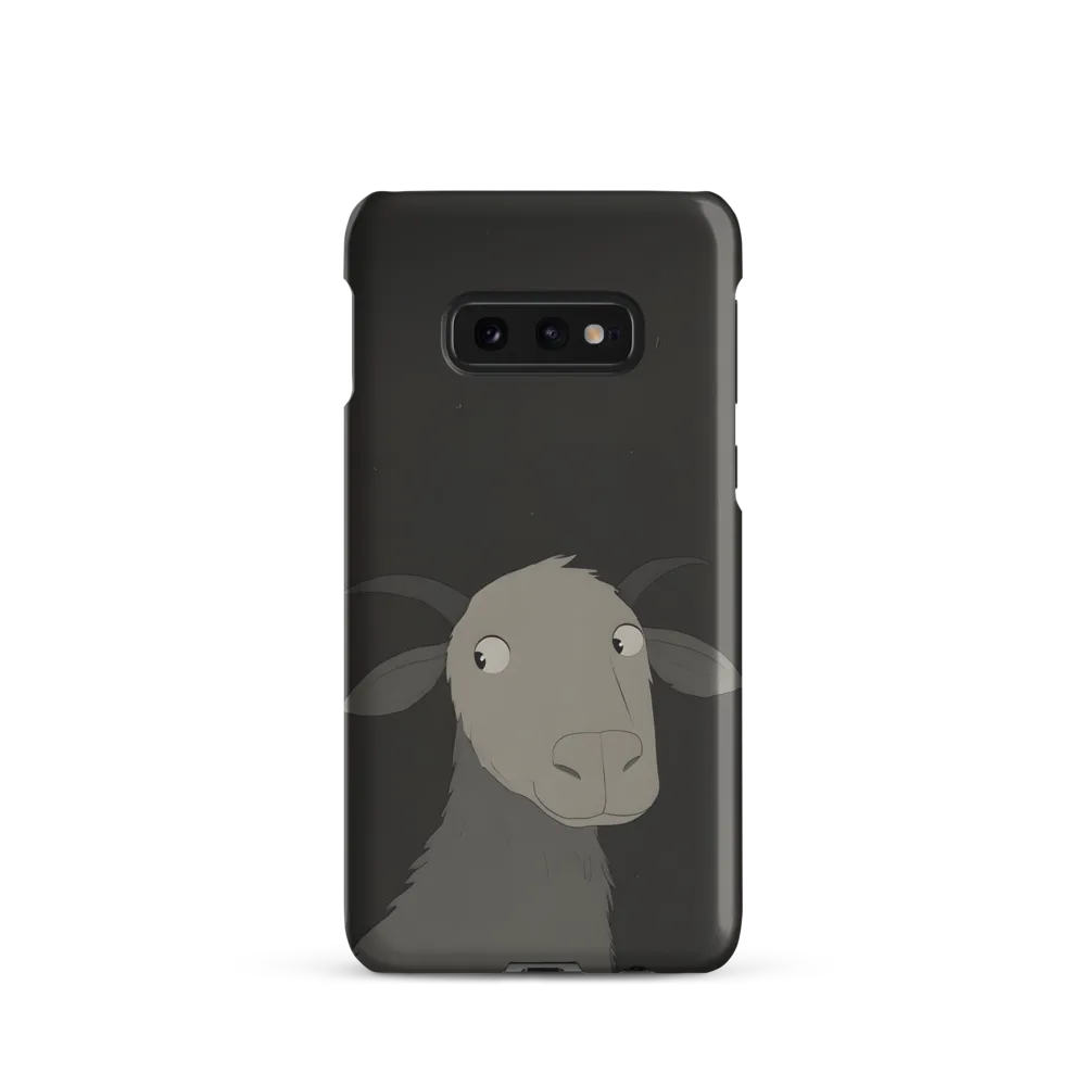 Whimsical Goat in Darkness