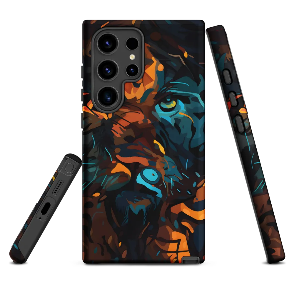 Tropical Enigma: A Wildlife Quartet | Phone Case |  S24 Ultra | Tough Case | Matte