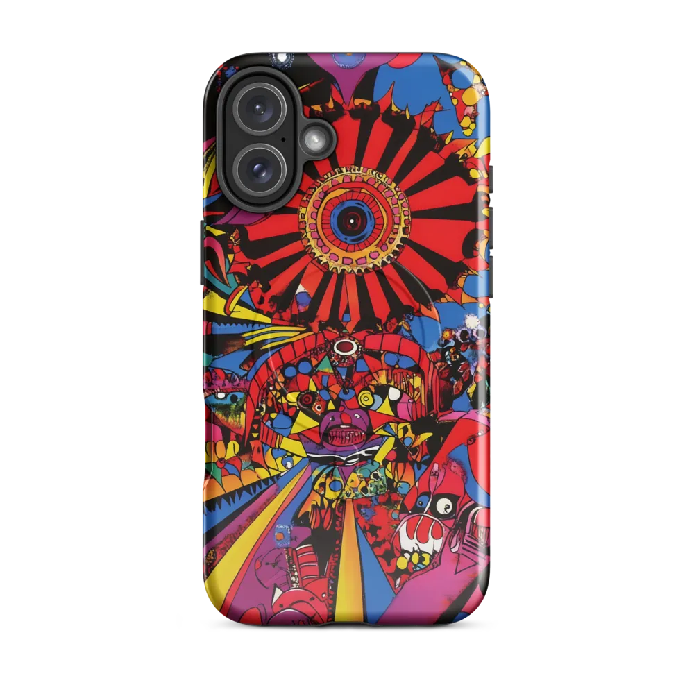 Cosmic Kaleidoscope | Phone Case |  16 Plus | MagSafe® Tough Case | Glossy