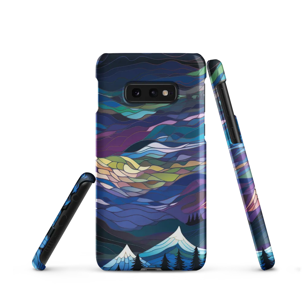 Twilight Peaks: An Abstract Mountain Landscape