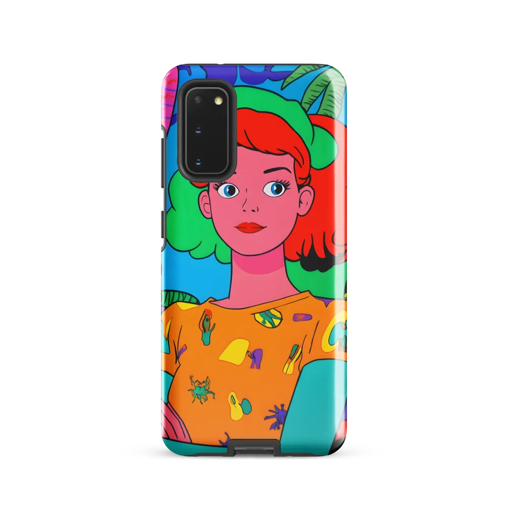 Tropical Vibes: A Playful Portrait
