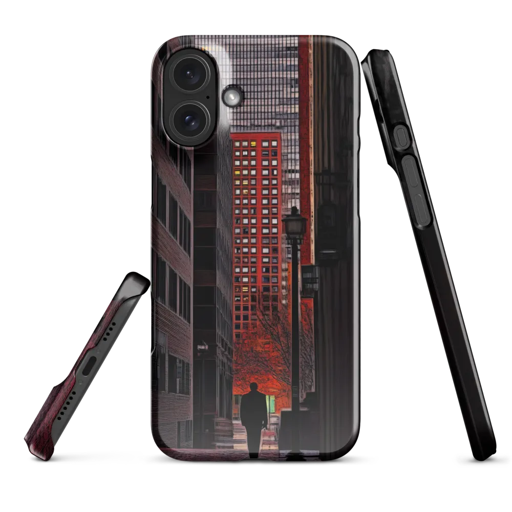 Solitude in the City | Phone Case |  16 Plus | Snap Case | Glossy