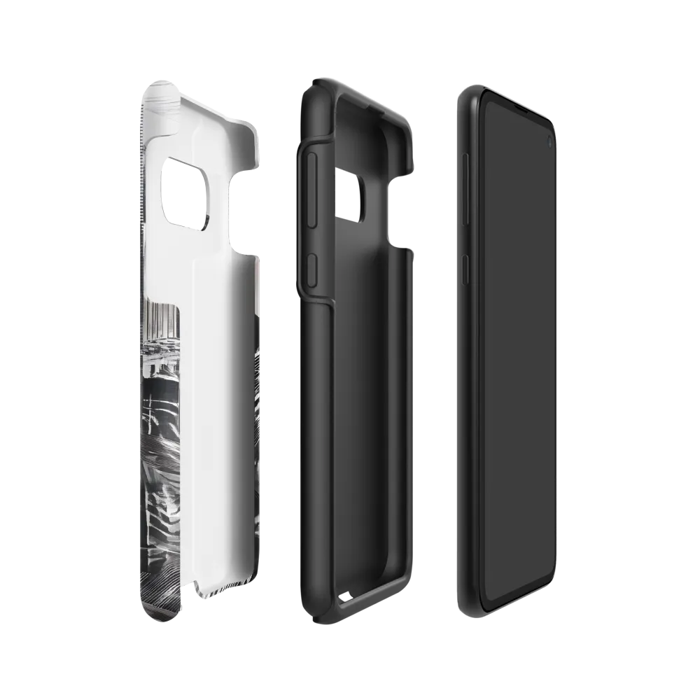 Urban Rhythm in Black and White | Phone Case |  S10e | Tough Case | Matte