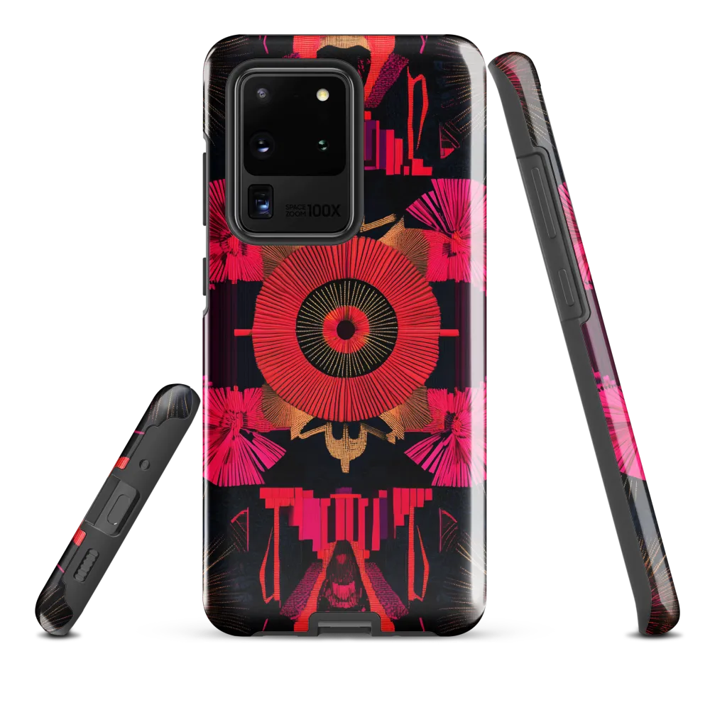 Dynamic Geometric Symphony | Phone Case |  S20 Ultra | Tough Case | Glossy