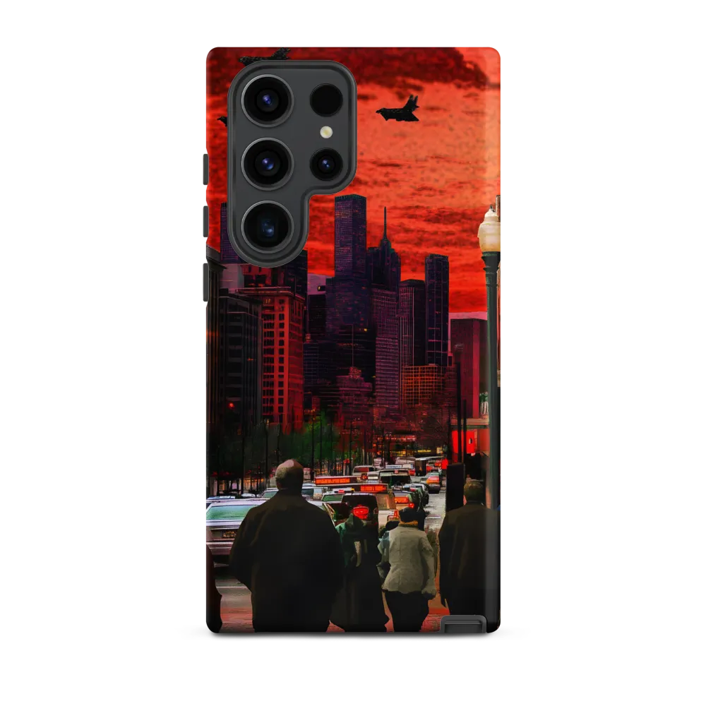 Urban Reverie: Stratospheric Shadows | Phone Case |  S23 Ultra | Tough Case | Matte