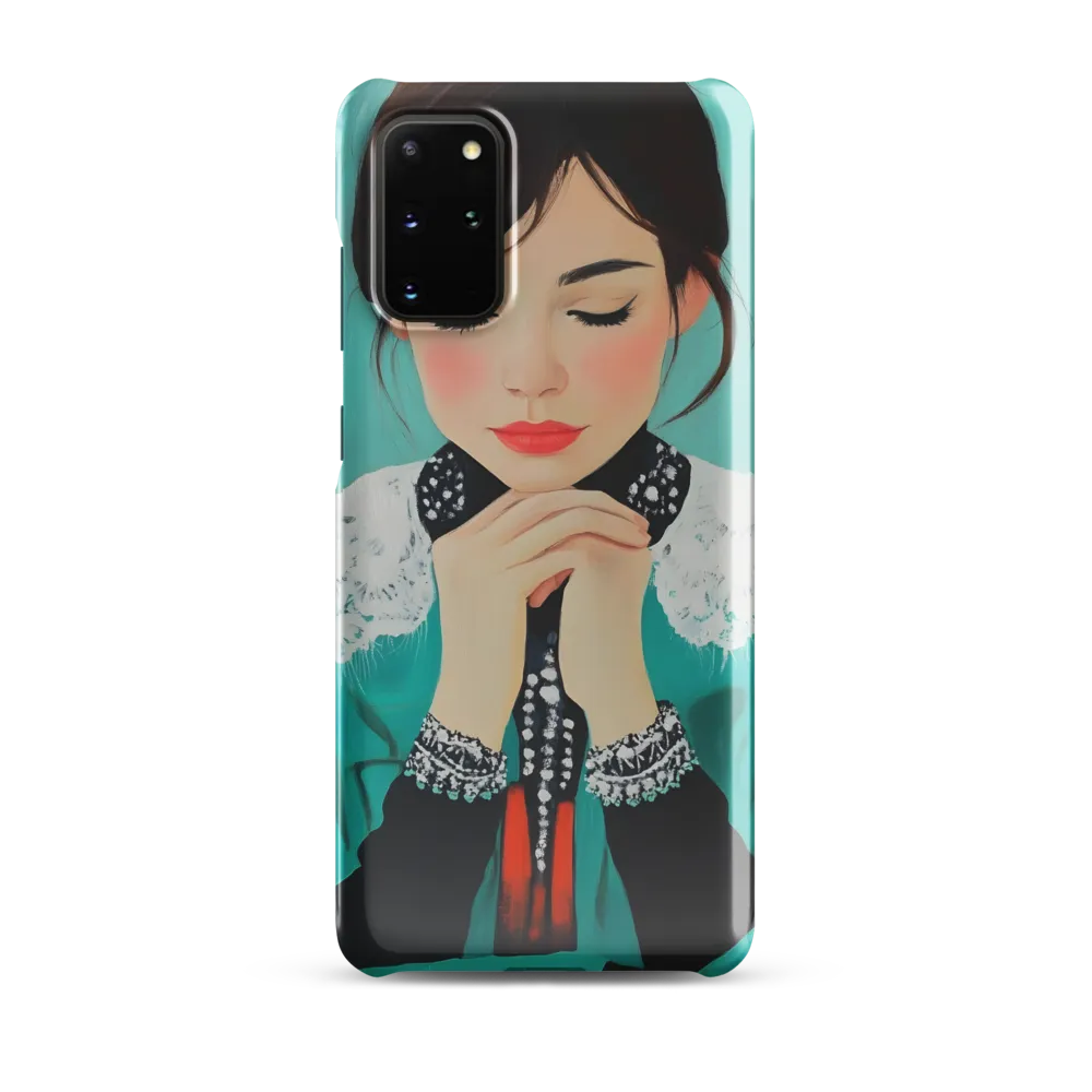 Serenity in Turquoise | Phone Case |  S20 Plus | Snap Case | Glossy