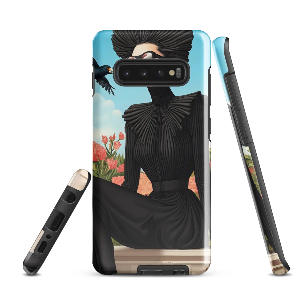 Chic Elegance in Bloom | Phone Case |  S10 Plus | Tough Case | Glossy