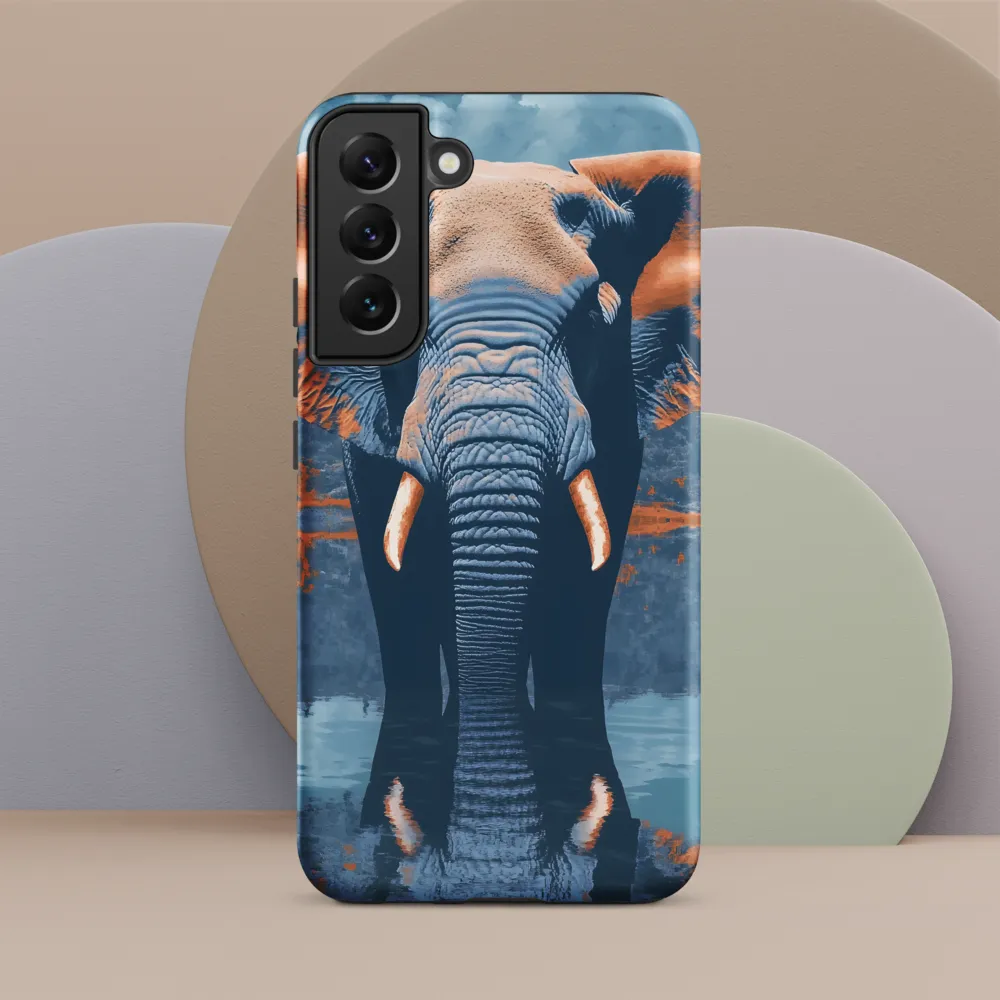 Majestic Reflection: The Elephant's Serenade