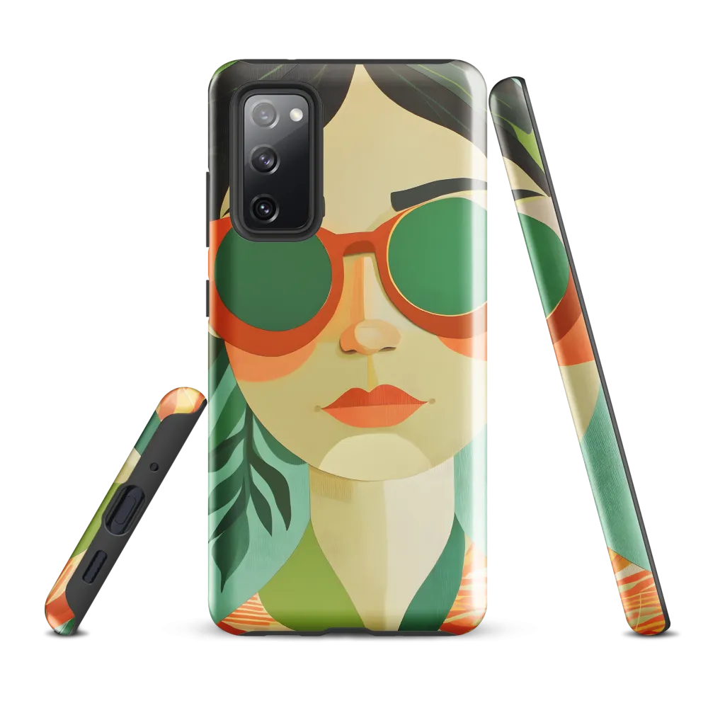Bold Serenity: A Modern Portrait