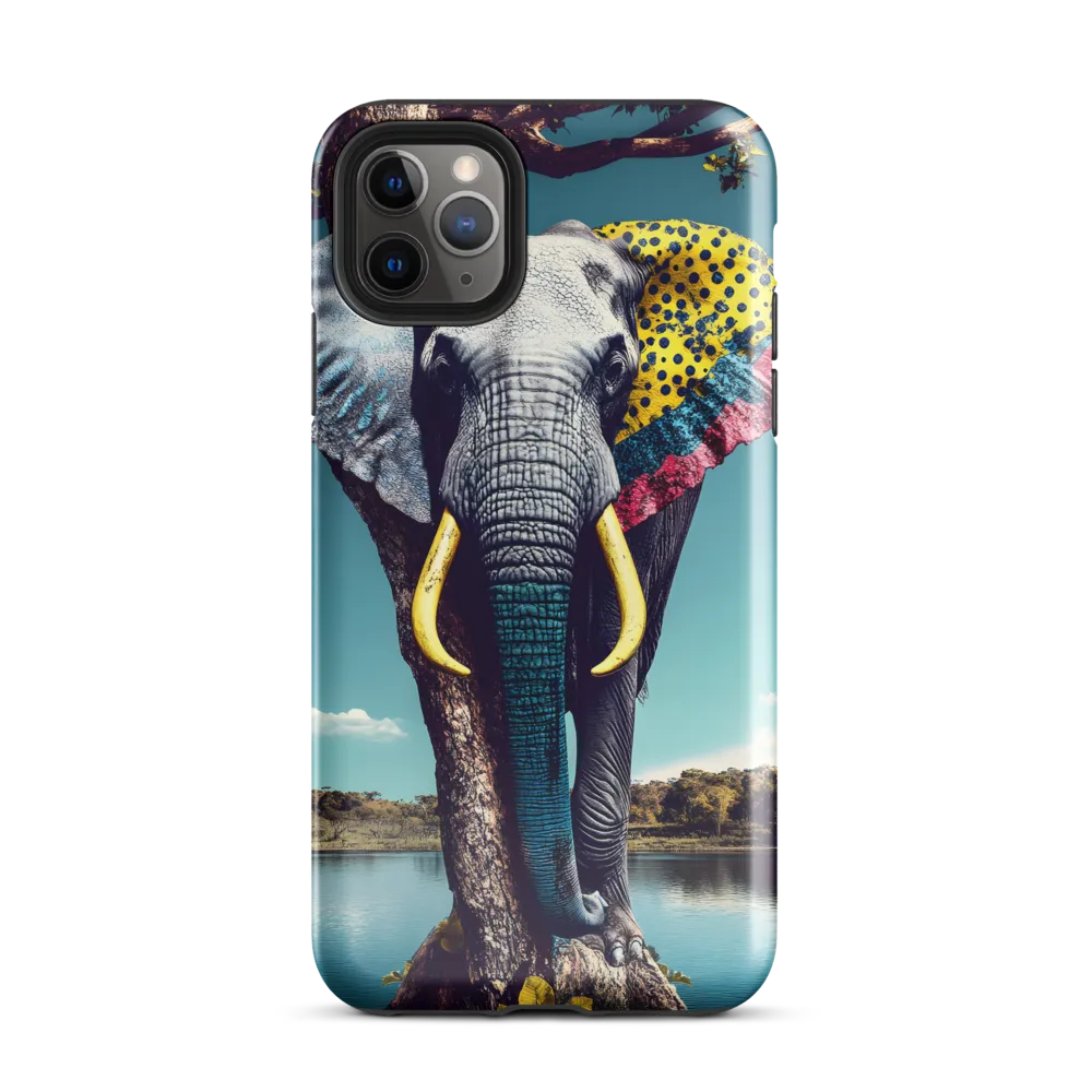 Playful Elegance: The Surreal Elephant | Phone Case |  11 Pro Max | Tough Case | Glossy