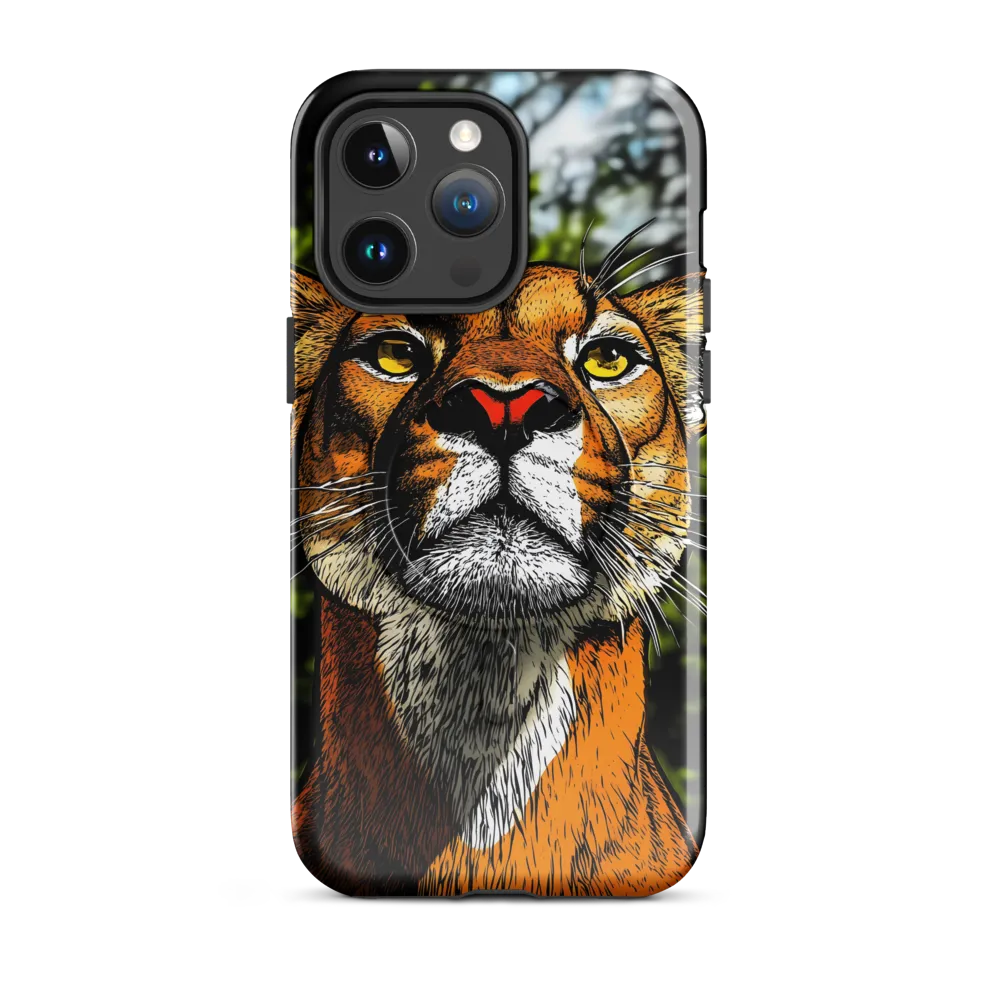 Regal Gaze: The Lioness in Focus