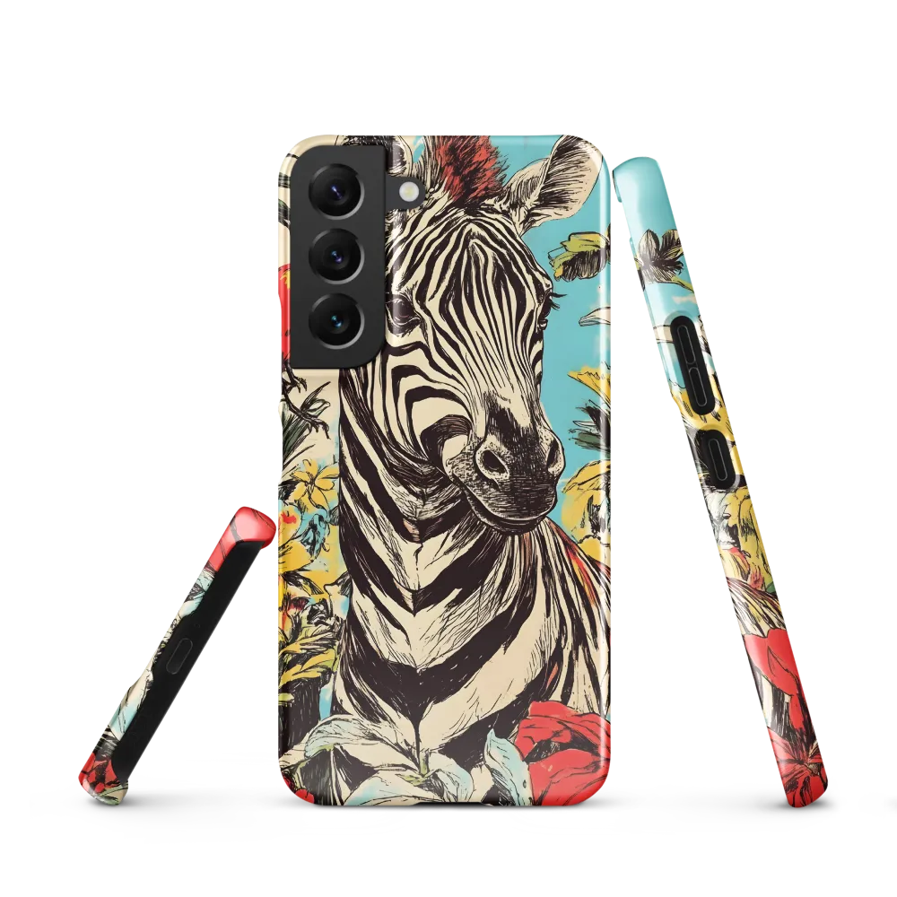 Zebra in Tropical Reverie
