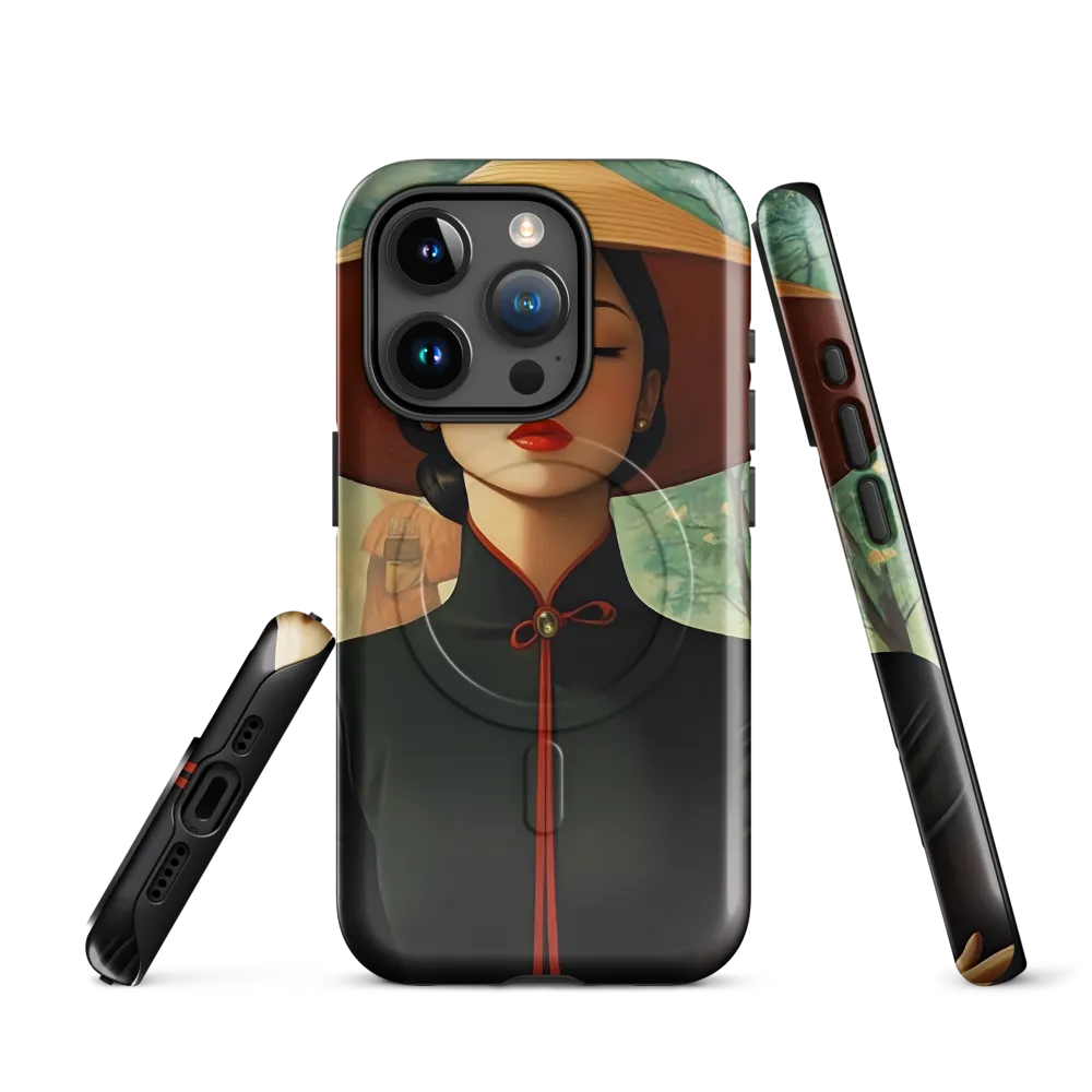 Elegance in Tranquility | Phone Case |  15 Pro | MagSafe® Tough Case | Glossy