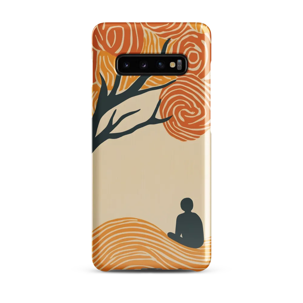 Silent Reflections under Swirling Leaves | Phone Case |  S10 Plus | Snap Case | Glossy