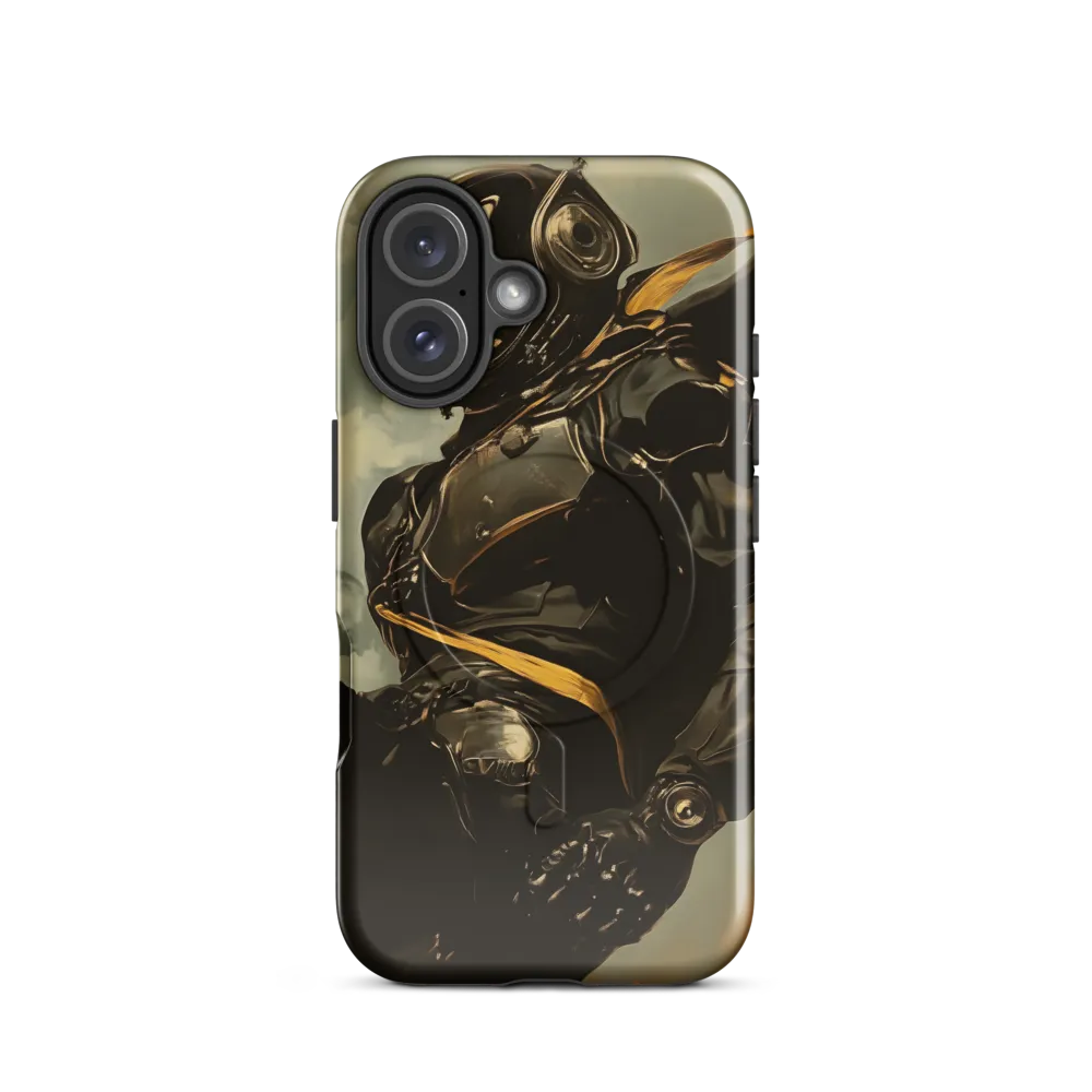 Ethereal Explorer: The Enigmatic Astronaut | Phone Case |  16 | MagSafe® Tough Case | Glossy