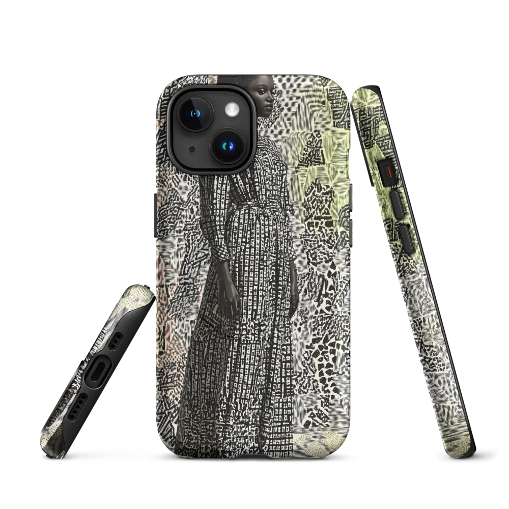 Elegance in Abstract Patterns | Phone Case |  15 | MagSafe® Tough Case | Matte