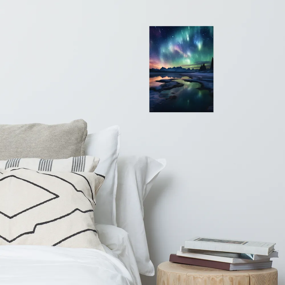 Ethereal Aurora: A Night Under the Stars | Poster | 12″×16″