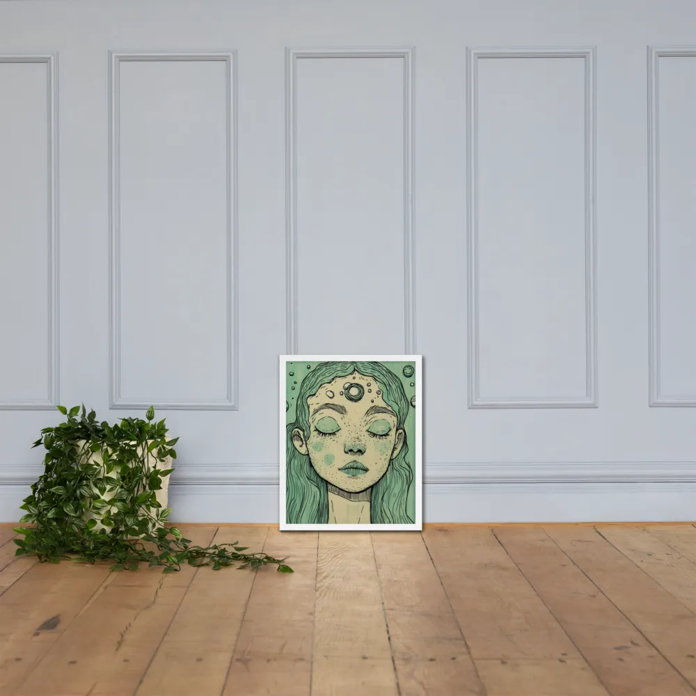 Beneath the Surface | Poster with White Frame | 16″×20″