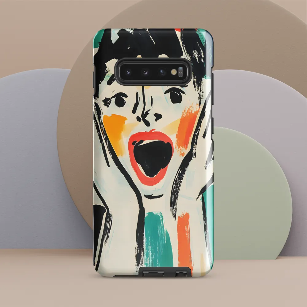 Outburst of Emotion | Phone Case |  S10 Plus | Tough Case | Glossy