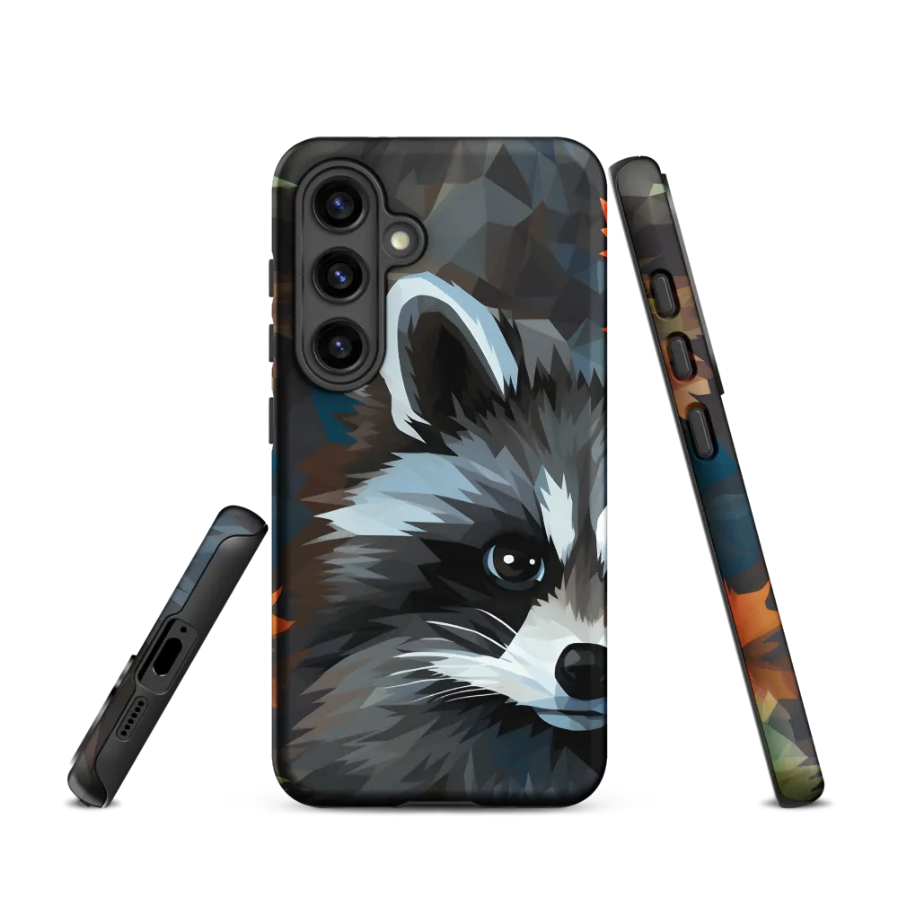 Whispers of Autumn: The Raccoon's Gaze