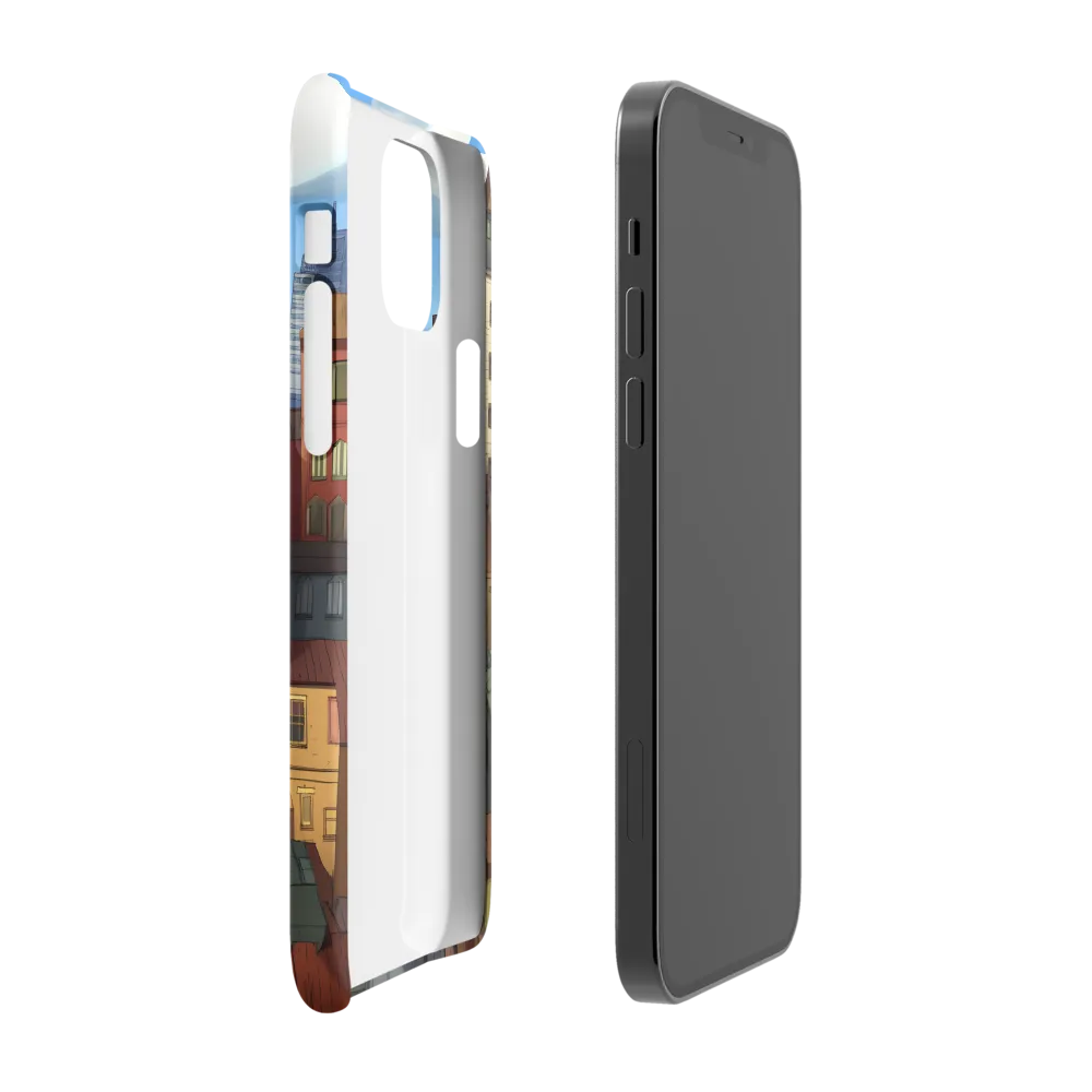 Urban Symphony: A Colorful Cityscape | Phone Case |  12 | Snap Case | Matte