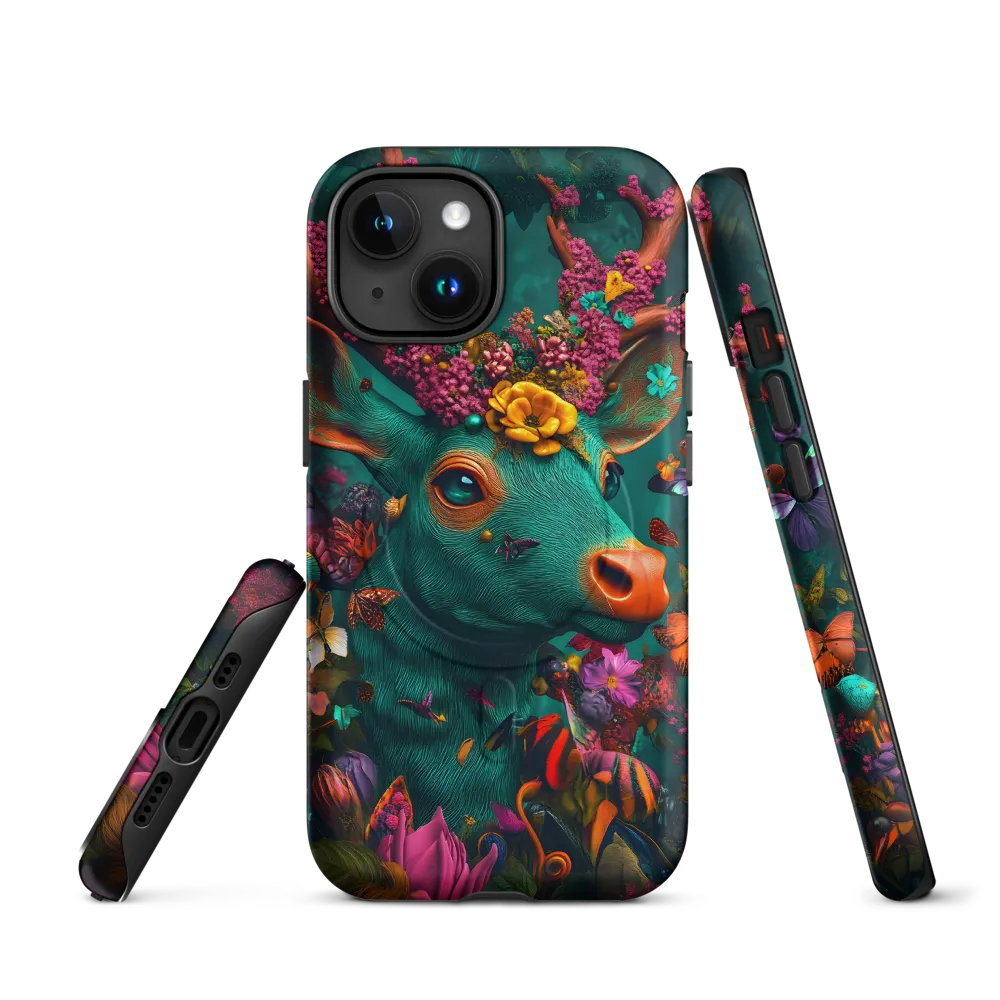 Whimsical Blossoms of the Enchanted Forest | Phone Case |  15 | MagSafe® Tough Case | Matte