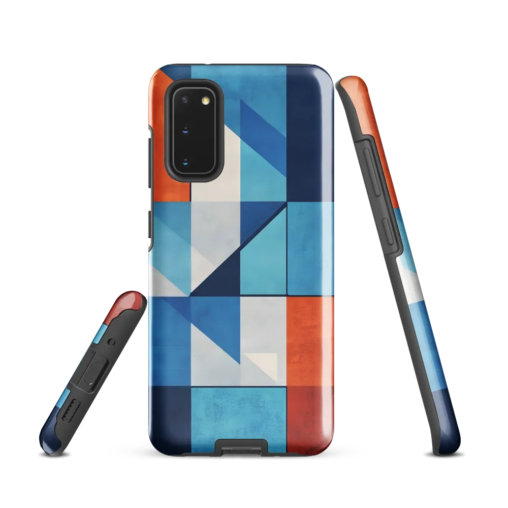 Geometric Harmony in Color | Phone Case |  S20 | Tough Case | Glossy