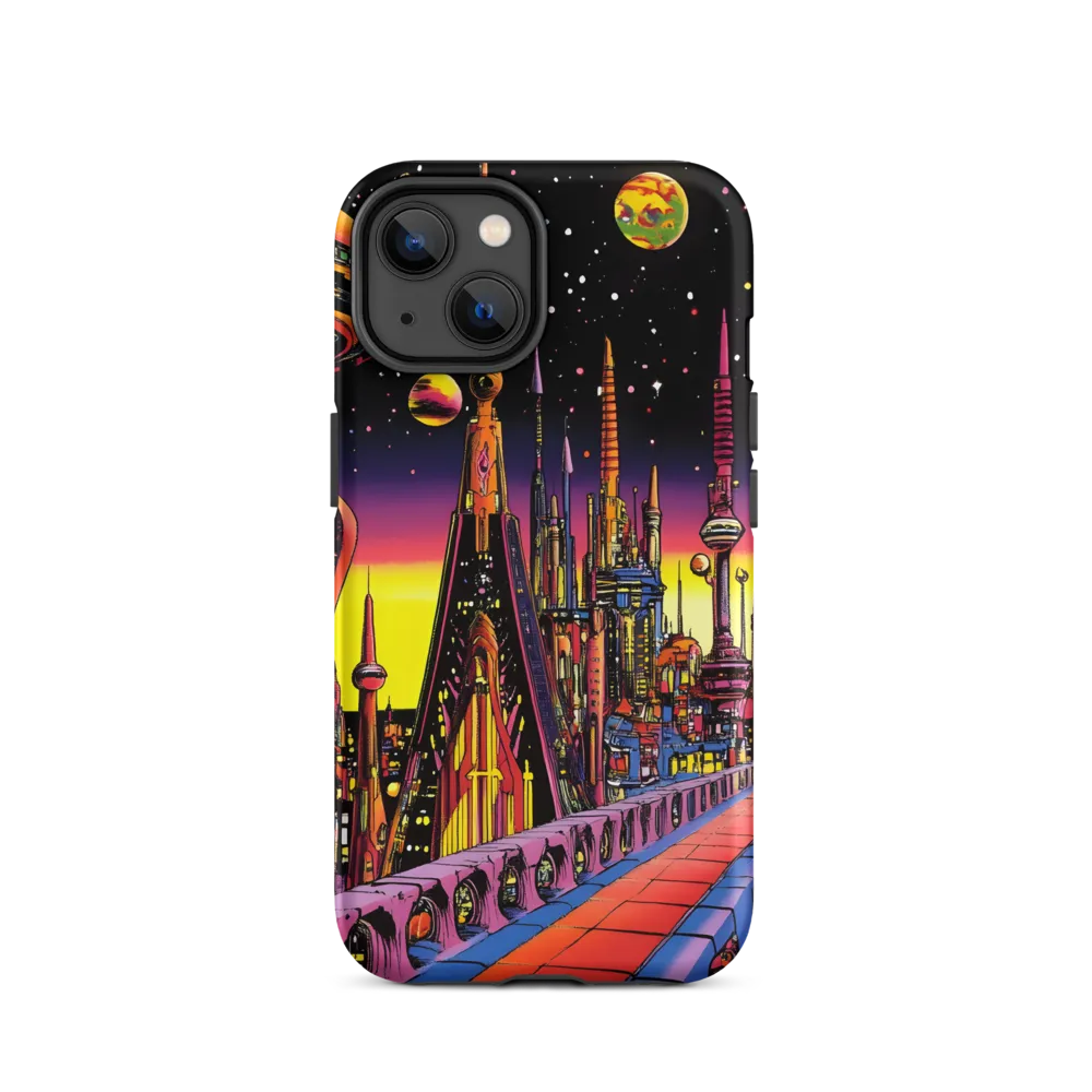 Futuristic Cosmos: A Journey Through Neon Cities