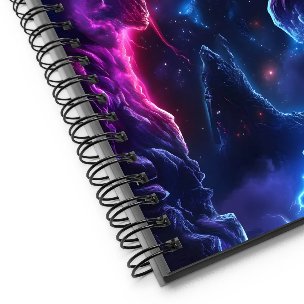 Into the Cosmic Abyss | Spiral Notebook