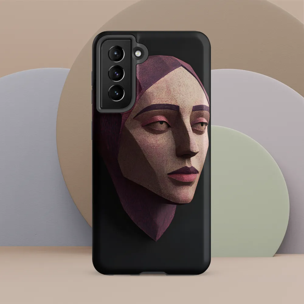 Geometric Elegance: A Contemporary Portrait