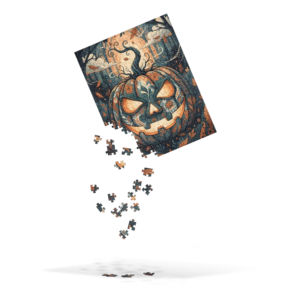 Ornate Jack-o'-Lantern 
 Jigsaw Puzzle
