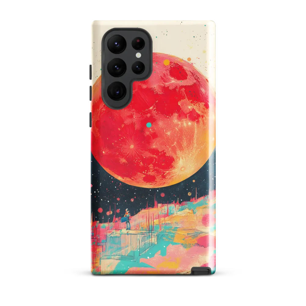 Crimson Dreams: A Lunar Exploration