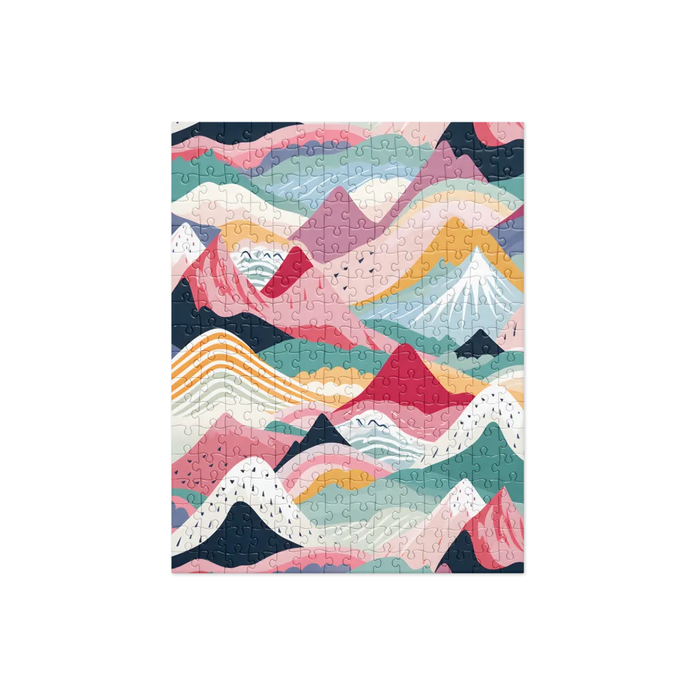 Harmonious Mountain Waves | Jigsaw Puzzle | 252/520 pieces