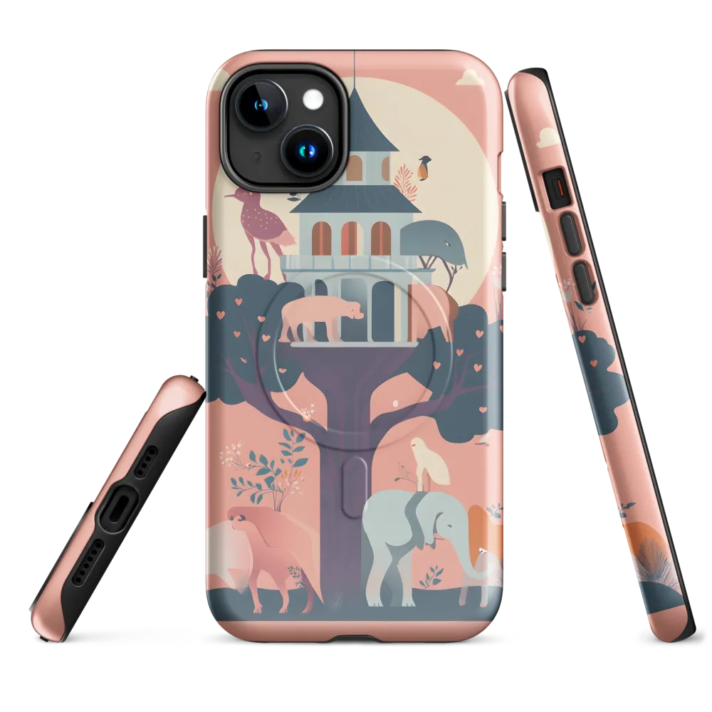 Whimsy Among the Trees | Phone Case |  15 Plus | MagSafe® Tough Case | Glossy