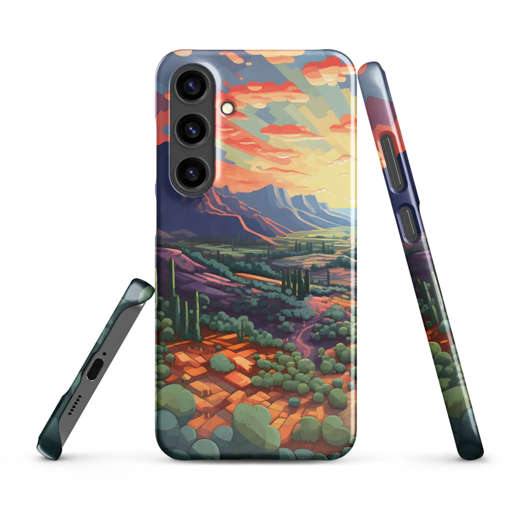 Desert Serenity at Dusk | Phone Case |  S24 Plus | Snap Case | Glossy