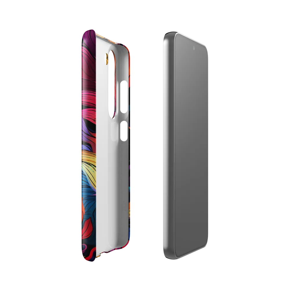 Floral Symphony | Phone Case |  S23 | Snap Case | Glossy