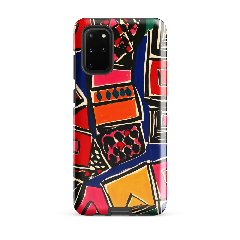 Dynamic Geometric Harmony | Phone Case |  S20 Plus | Tough Case | Glossy