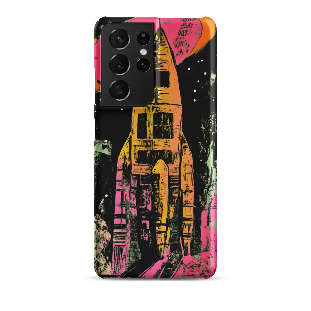 Cosmic Voyage: A Surreal Rocket Adventure