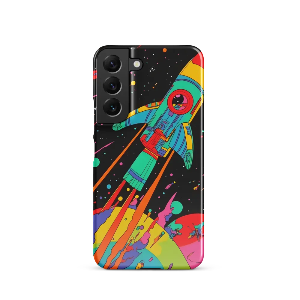 Cosmic Voyage: The Neon Lift-Off