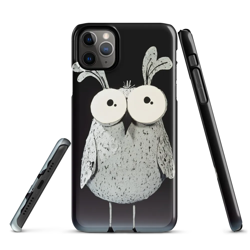 Whimsical Owl in Paper Cutout | Phone Case |  11 Pro Max | Snap Case | Glossy