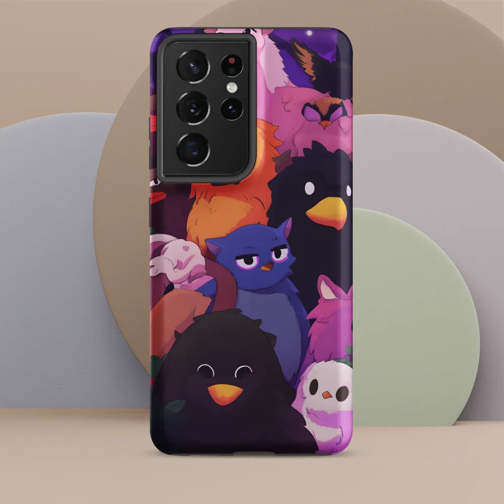 Whimsical Avian Gathering