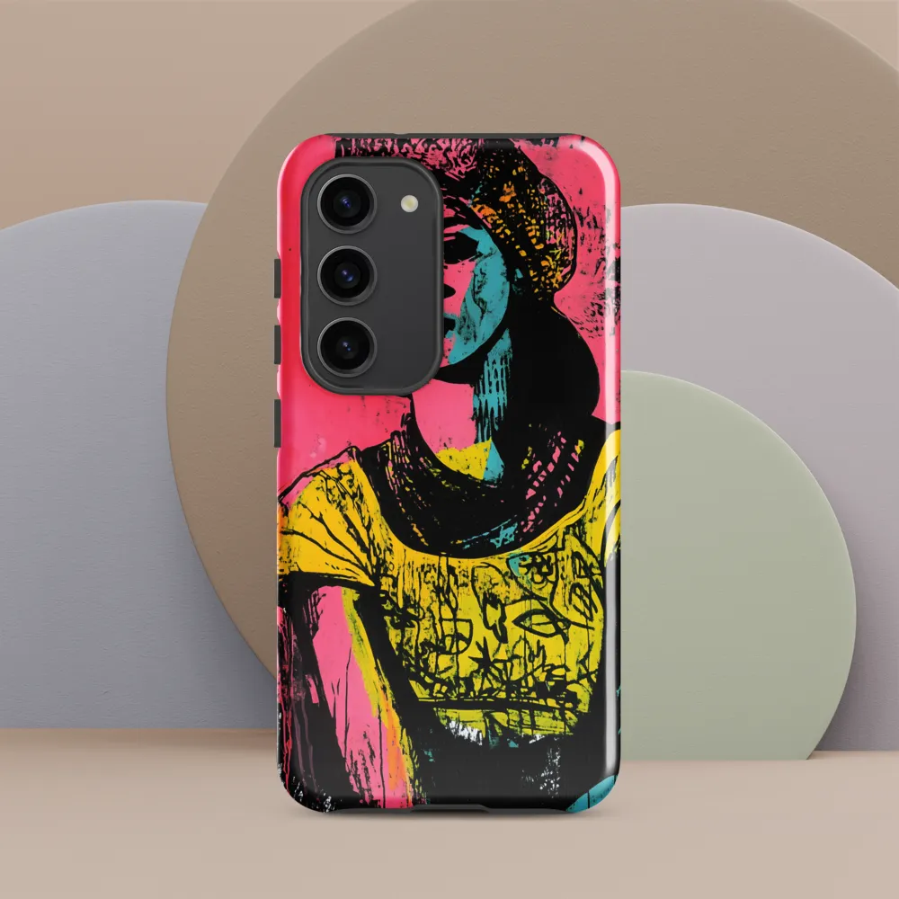 Urban Elegance: A Graffiti Portrait