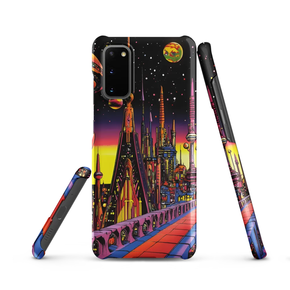 Futuristic Cosmos: A Journey Through Neon Cities