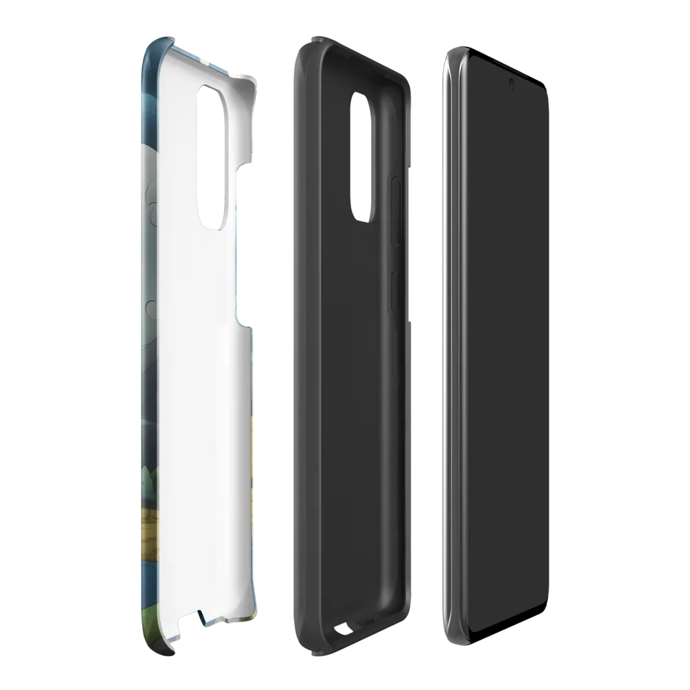 Whimsical Serenity: A Tranquil Landscape | Phone Case |  S20 Plus | Tough Case | Glossy