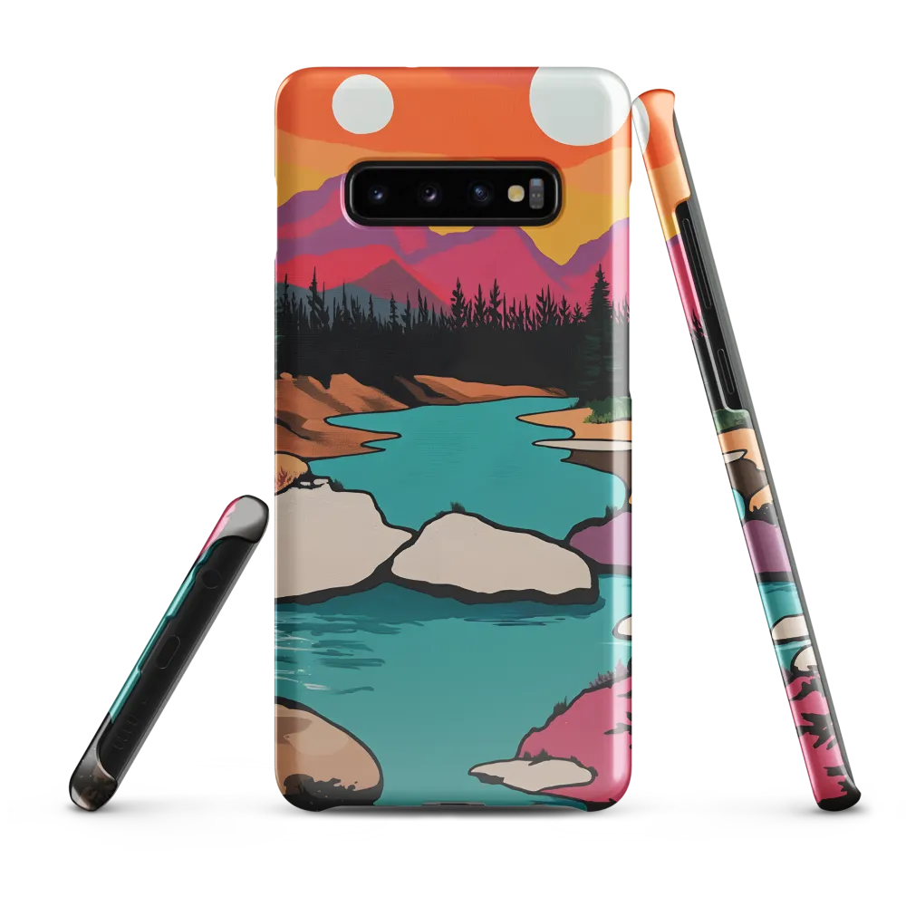 Dual Suns Over Serene Waters | Phone Case |  S10 Plus | Snap Case | Glossy