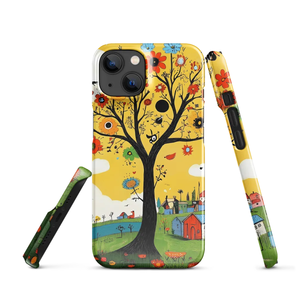 Whimsical Blooms of Life | Phone Case |  14 | Snap Case | Glossy