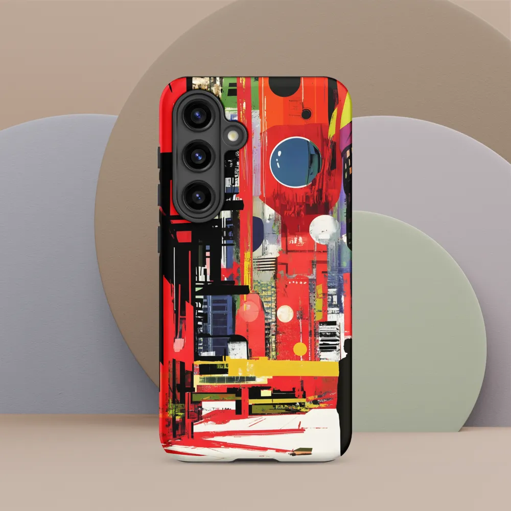 Urban Echoes: A Futuristic Reverie | Phone Case |  S24 | Tough Case | Matte