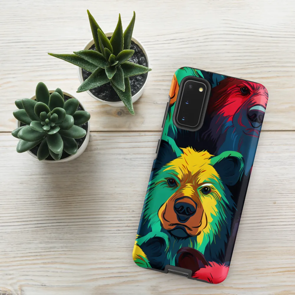 The Colorful Essence of Bears | Phone Case |  S20 | Tough Case | Matte
